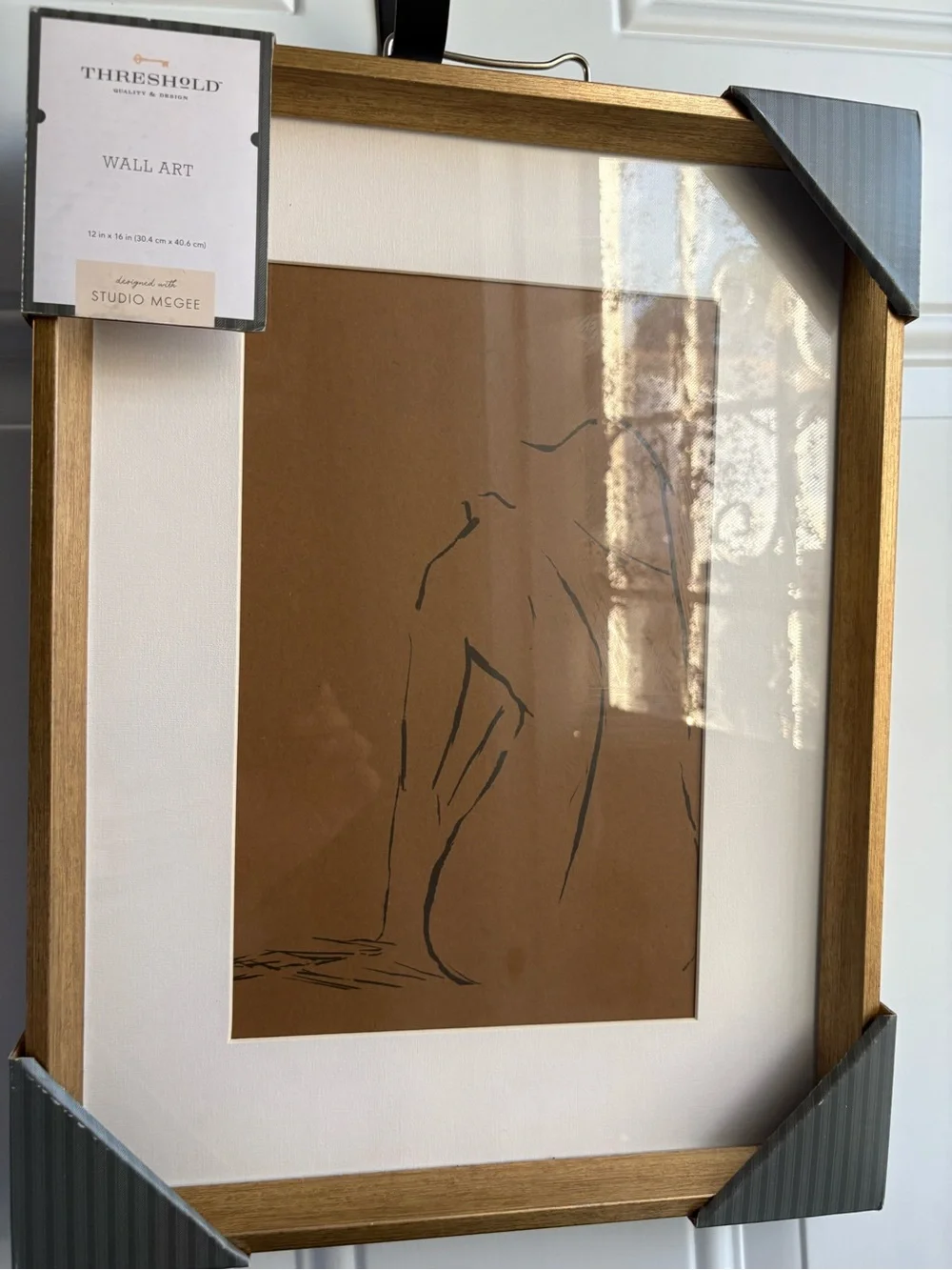 Woman Figural Sketch Framed Wall Art - Threshold designed with studio mcgee